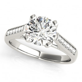ENGAGEMENT RINGS SINGLE ROW CHANNEL SET
