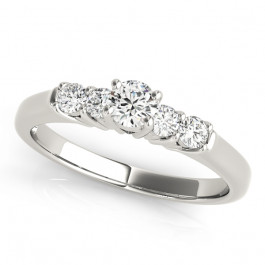 ENGAGEMENT RINGS SINGLE ROW PRONG SET