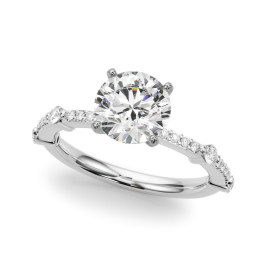SINGLE ROW ENGAGEMENT RING
