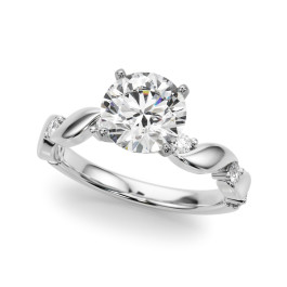 TWIST DIAMOND ENGAGEMENT RING