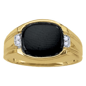 GENTS RING ONYX