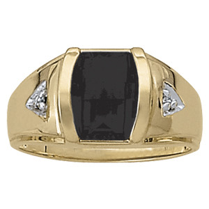 GENTS RING ONYX