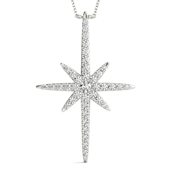 CROSS DIAMOND PENDANT