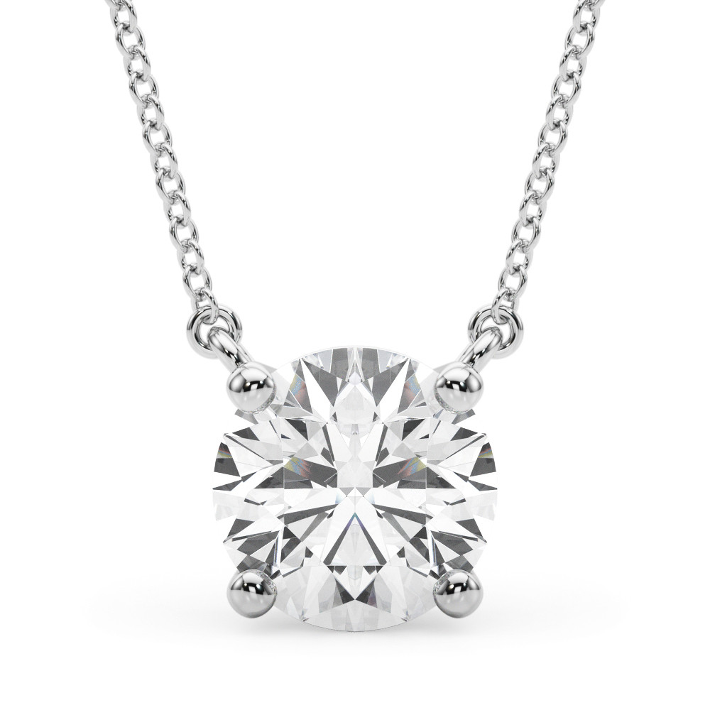 ROUND SOLITAIRE PENDANT