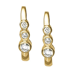 EARRINGS HOOP EARRINGS J-HOOPS