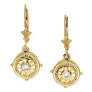 EARRINGS SINGLE STONE