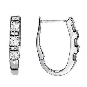 EARRINGS HOOP EARRINGS J-HOOPS