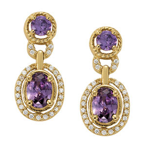 EARRINGS COLOR OVAL