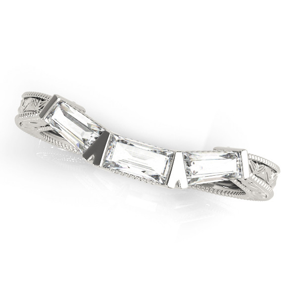 WEDDING BANDS FANCY SHAPE BAGUETTE