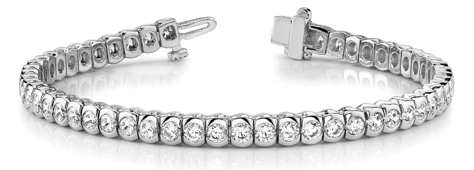 Bracelet In Line Bezel Set