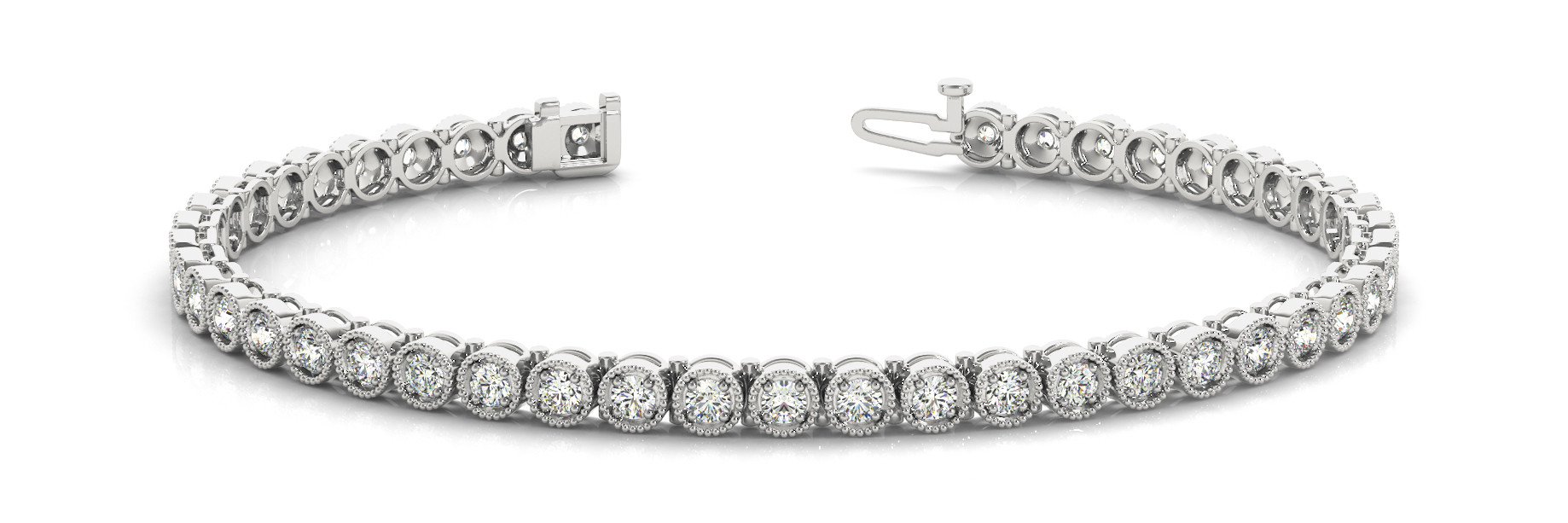 Bracelet In Line Prong Set