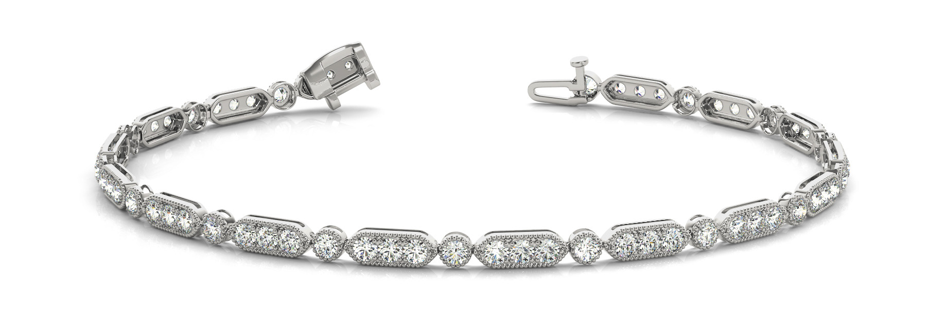 Bracelet In Line Prong Set