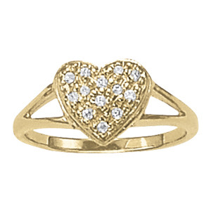 DIAMOND FASHION HEART RINGS