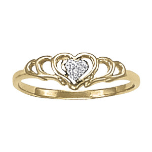 DIAMOND FASHION HEART RINGS