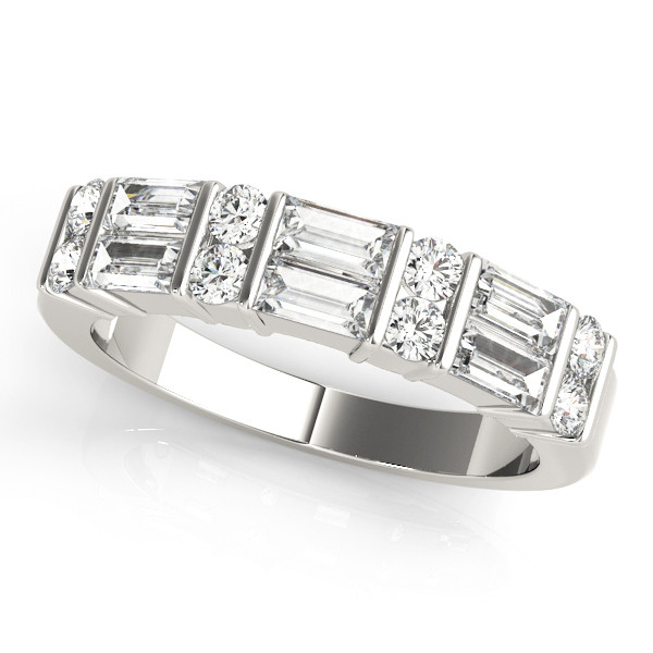 WEDDING BANDS FANCY SHAPE BAGUETTE