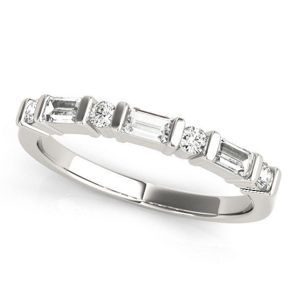 WEDDING BANDS FANCY SHAPE BAGUETTE