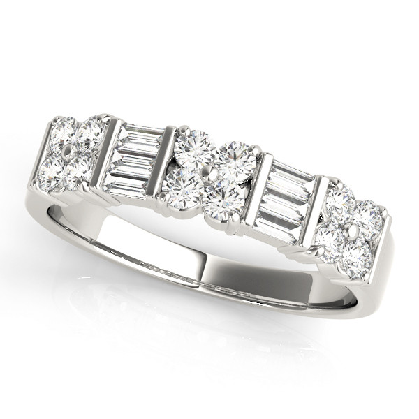 WEDDING BANDS FANCY SHAPE BAGUETTE