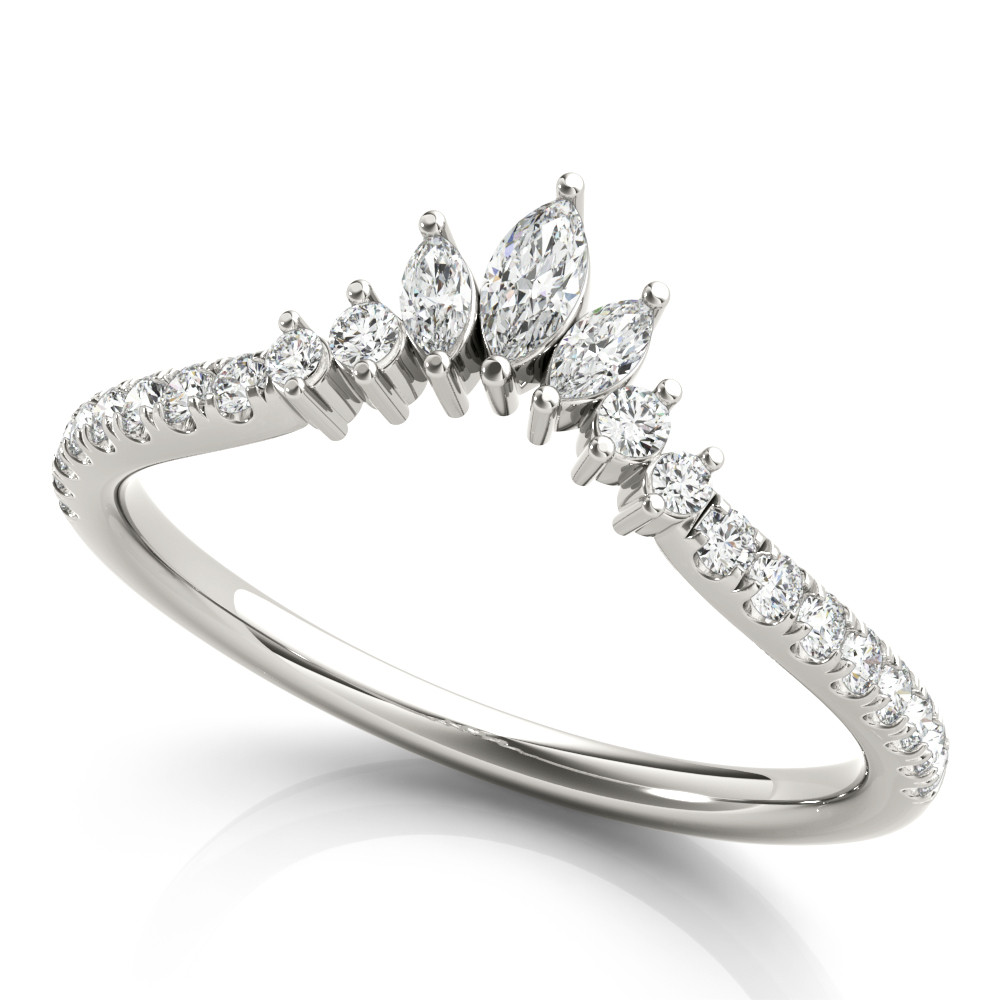 FASHION RING MARQUISE AND ROUND