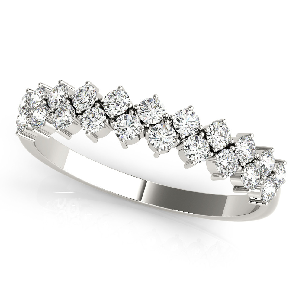 TWO ROW RD DIAMOND BAND