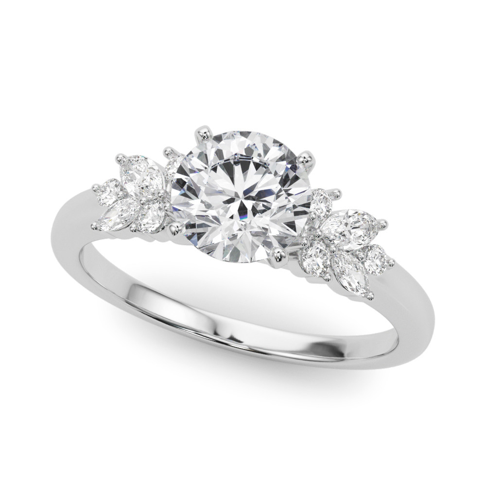 ENGAGMENT RING WITH PEG HEAD