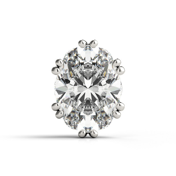 OVAL HEAD DIAMOND CHANNEL/PAVE