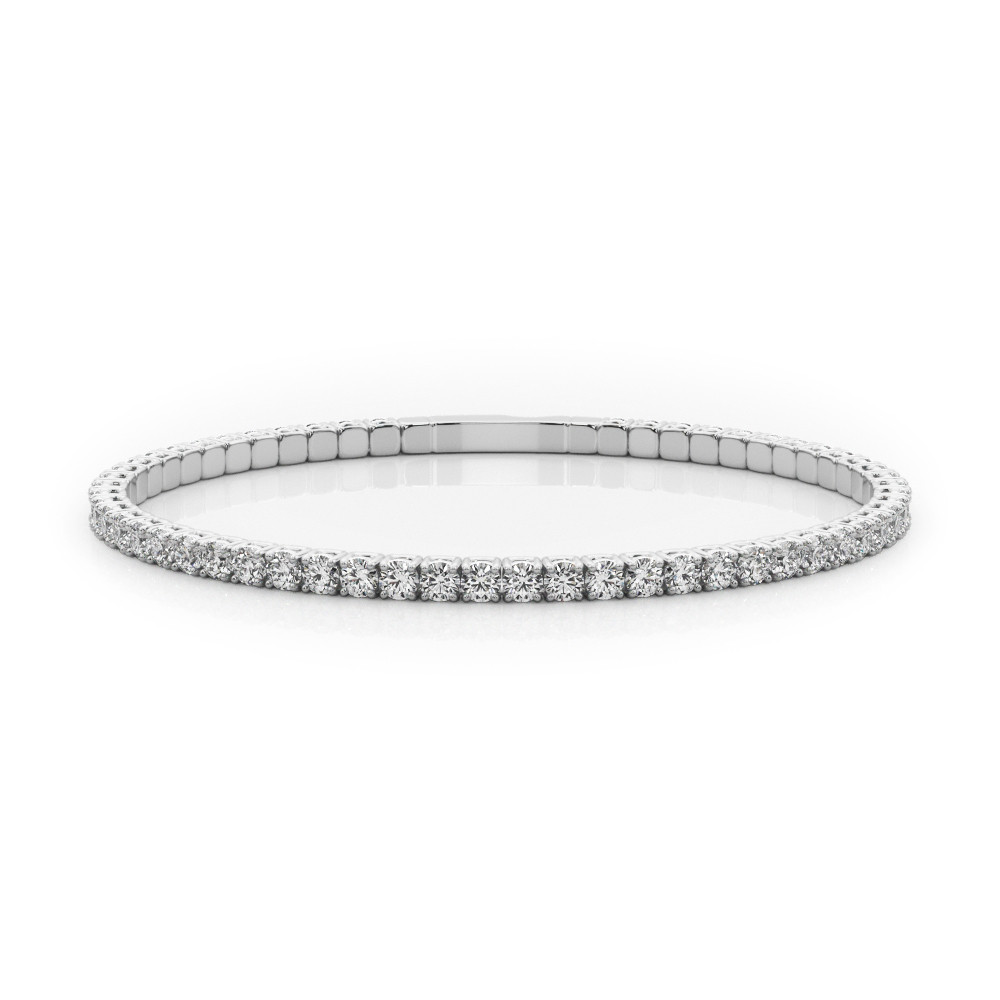 LAB GROWN DIAMOND FLEXIBLE ETERNITY BANGLE