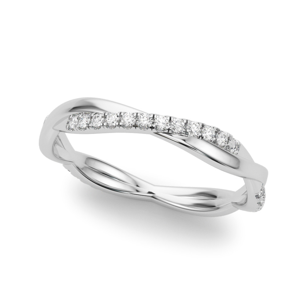 LAB GROWN DIAMOND TWISTED BAND