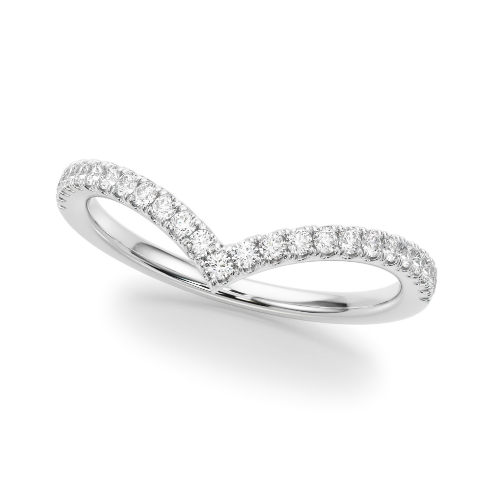 LAB GROWN DIAMOND CHEVRON BAND