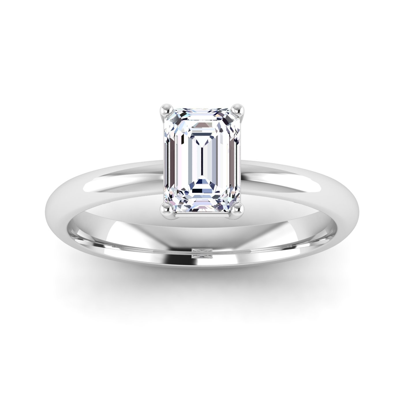 1/2CT LAB  EC SOLITAIRE RING