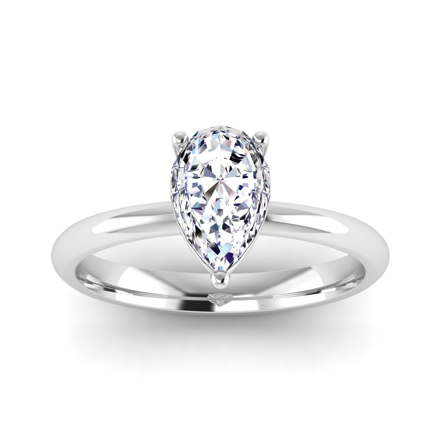 1/2CT LAB PS SOLITAIRE RING