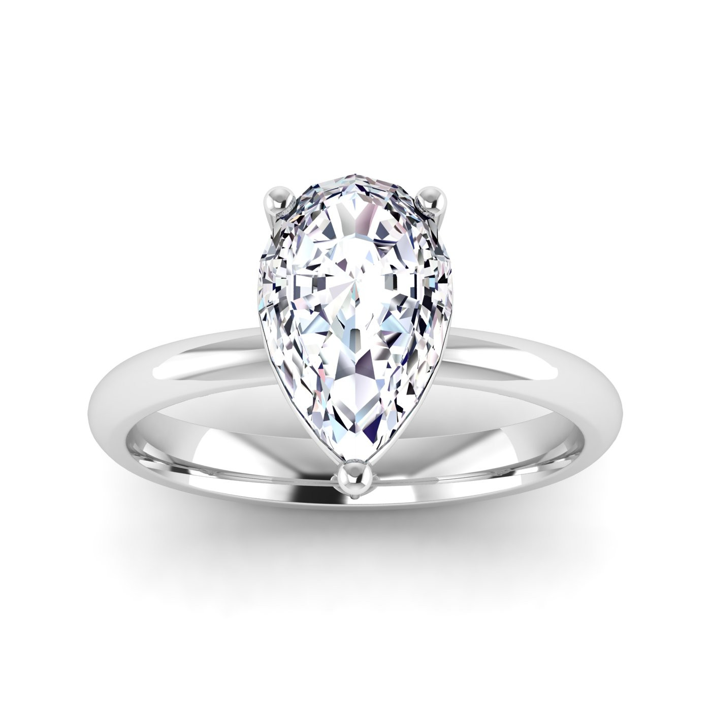 1 1/2CT LAB PS SOLITAIRE RING