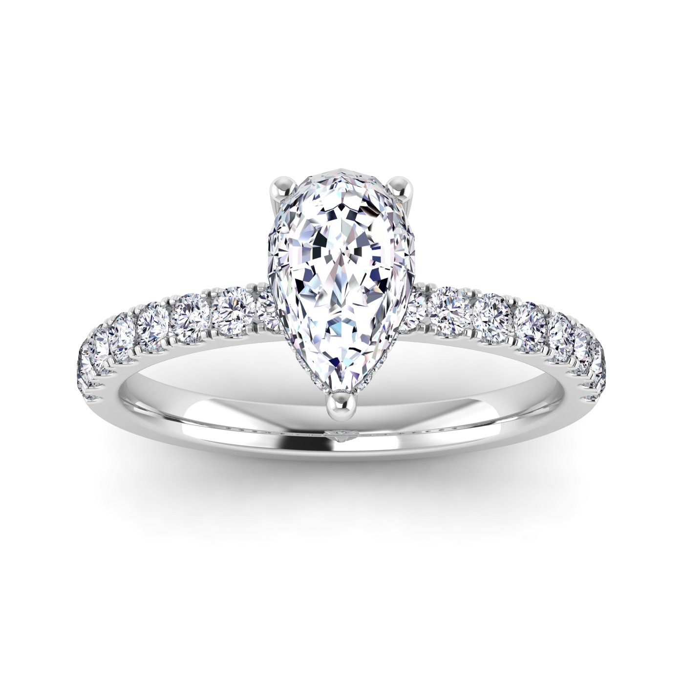 1/2CT CTR LAB PS SINGLE ROW RING