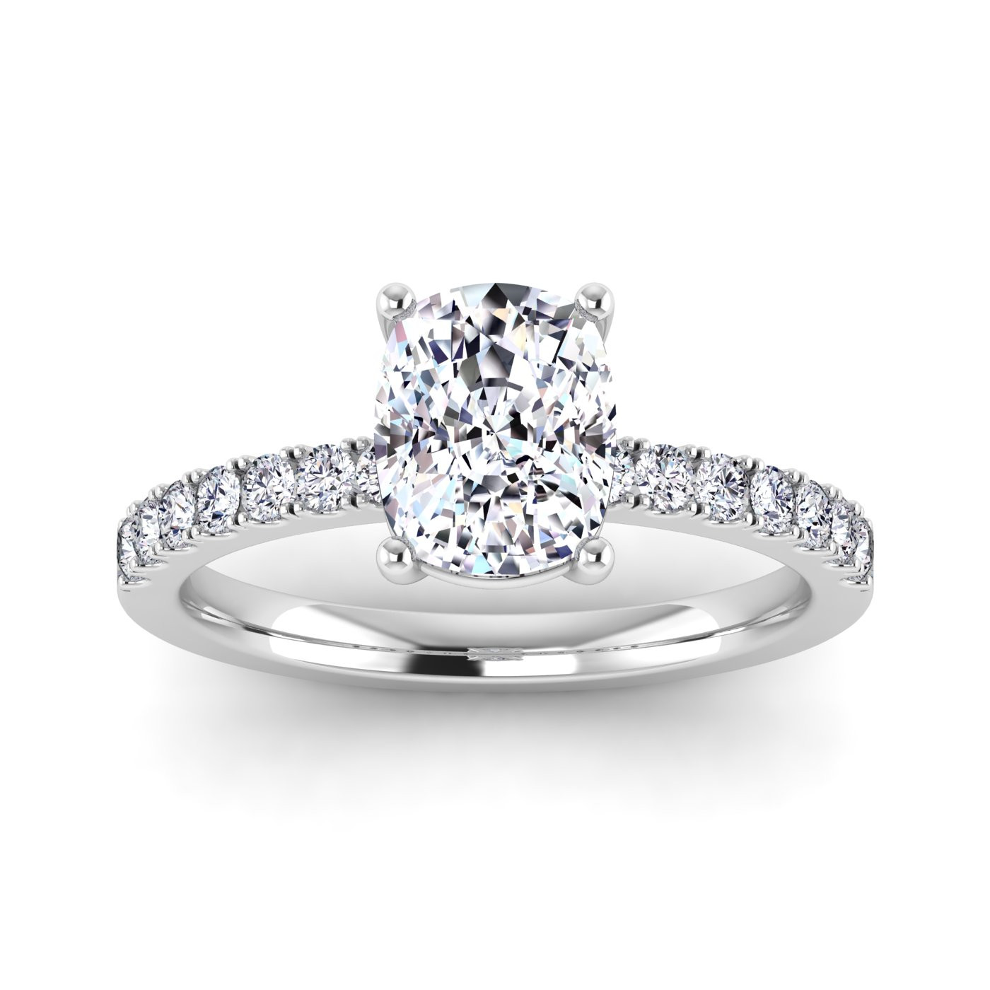 1 1/2CT CTR LAB CU SINGLE ROW RING