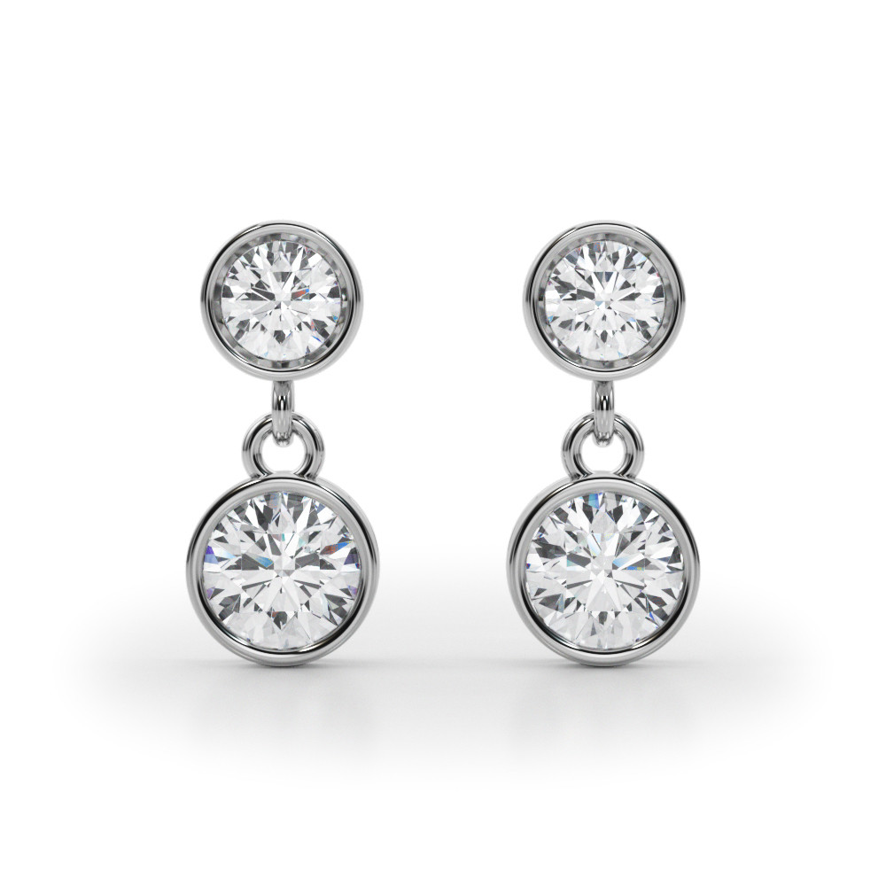 LAB GROWN DIAMOND FASHION EARRINGS