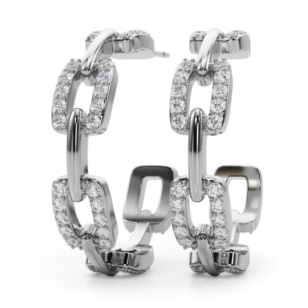 LAB GROWN DIAMOND FASHION EARRINGS