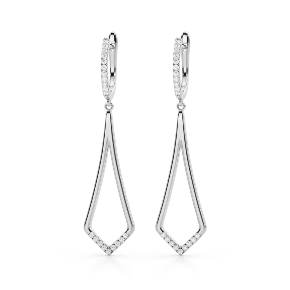 LAB GROWN DIAMOND FASHION EARRINGS