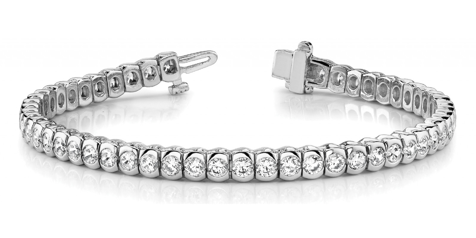 Bracelet In Line Bezel Set