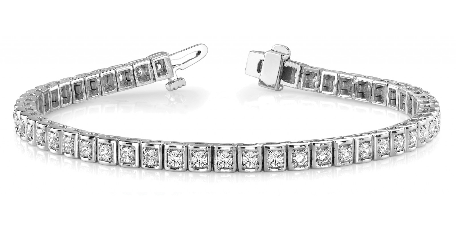 Bracelet In Line Prong Set