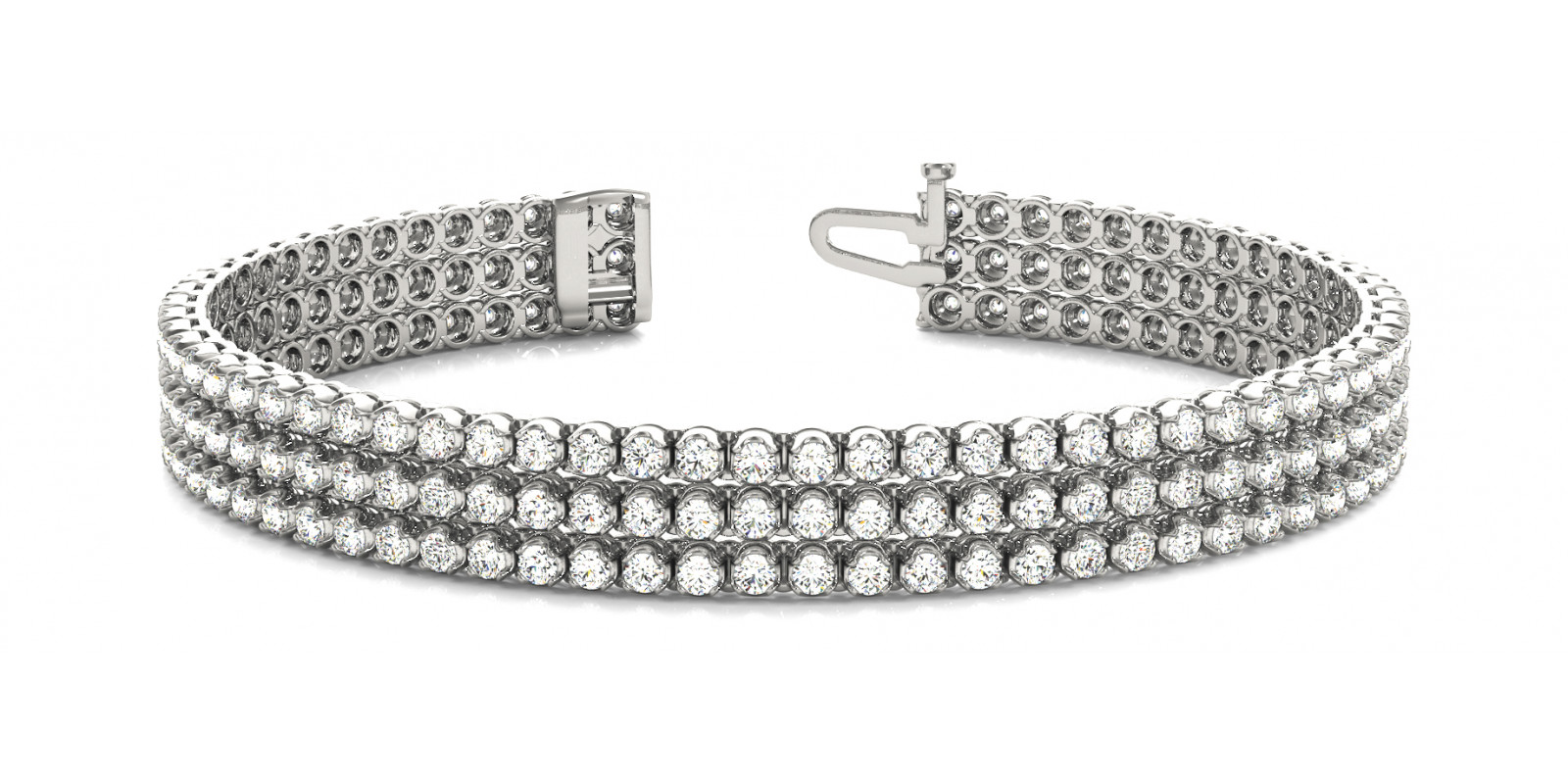 Bracelet In Line Multi Row
