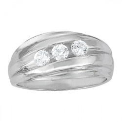 GENTS RING 3 STONE