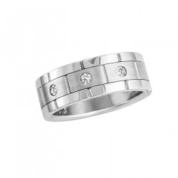 GENTS DIA BAND SOFT SATIN FINISH