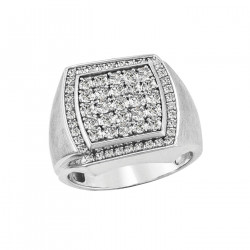 GENT'S DIAMOND CLUSTER RING