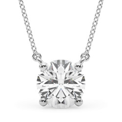 ROUND SOLITAIRE PENDANT