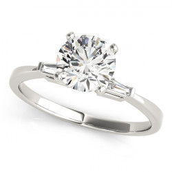 ENGAGEMENT RINGS 3 STONE BAGUETTE