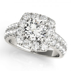 ENGAGEMENT RINGS HALO ROUND
