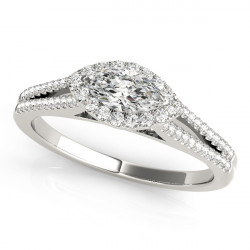 ENGAGEMENT RINGS HALO MARQUISE