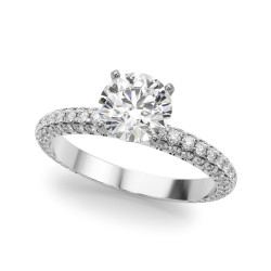 PAVE ENGAGEMENT RING
