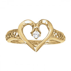 DIAMOND FASHION HEART RINGS