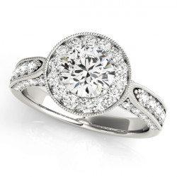 ENGAGEMENT RINGS HALO ROUND