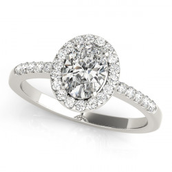 ENGAGEMENT RINGS HALO OVAL